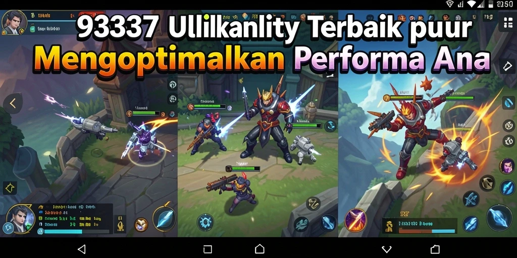 Tampilan antarmuka aplikasi 93337 yang sederhana dan fungsional.