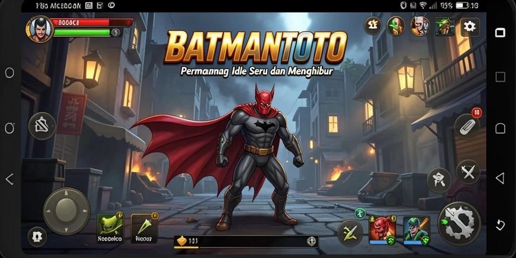 Tampilan gameplay menarik dari BATMANTOTO saat karakter berkembang.