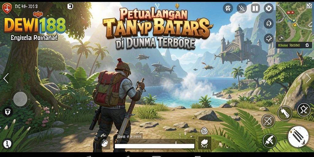 Tangkapan layar dari DEWI188 menampilkan aksi thrilling di dunia terbuka.