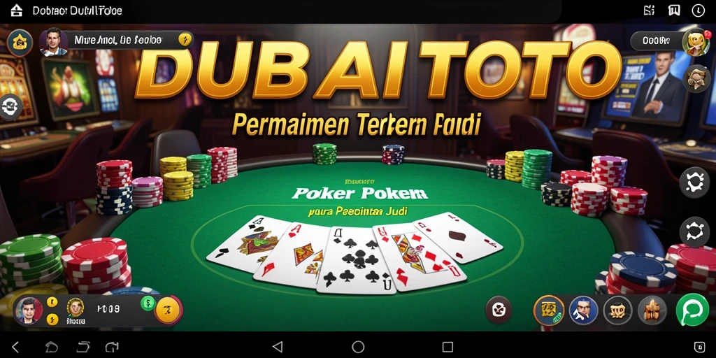 Tangkapan layar DUBAITOTO menampilkan aksi poker yang mendebarkan.