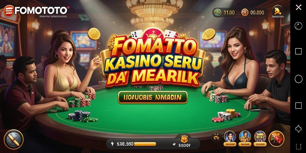 Tampilan seru gameplay FOMOTOTO yang menarik dan penuh aksi.