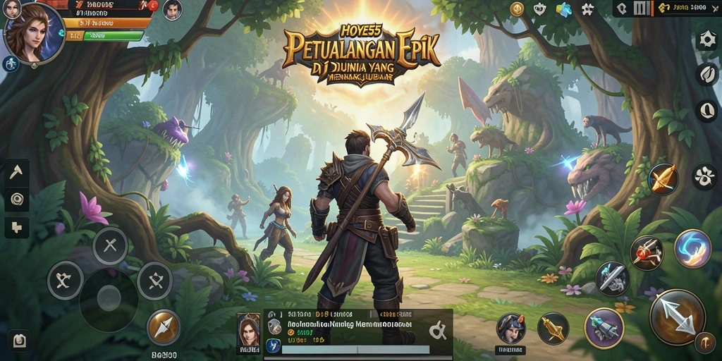 Gameplay EPIC dalam HOYE55, penuh petualangan dan tantangan.