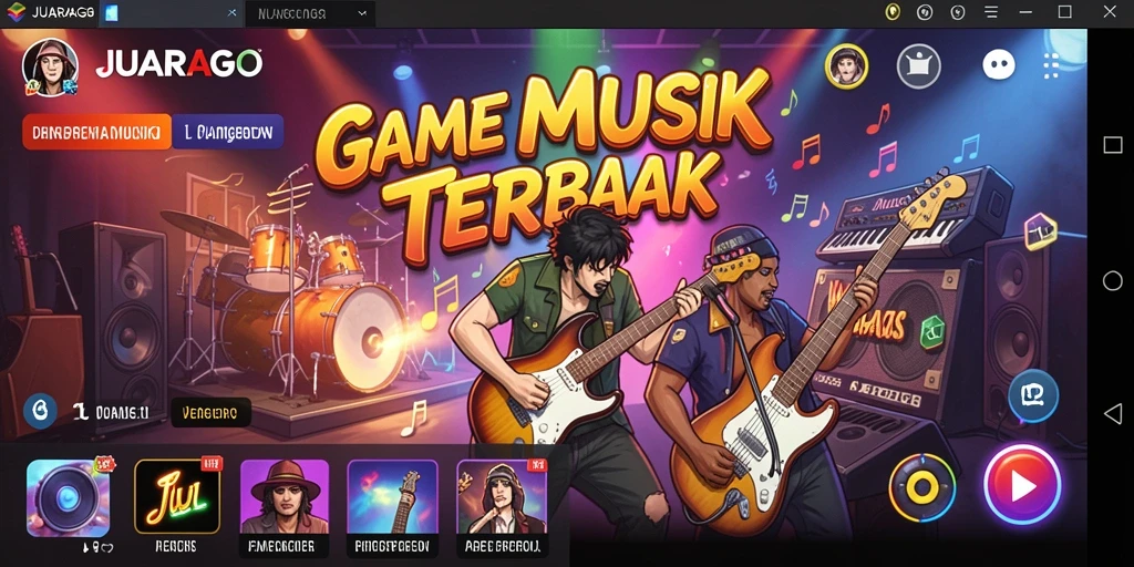 Tampilan gameplay JUARAGO yang menarik dan interaktif.
