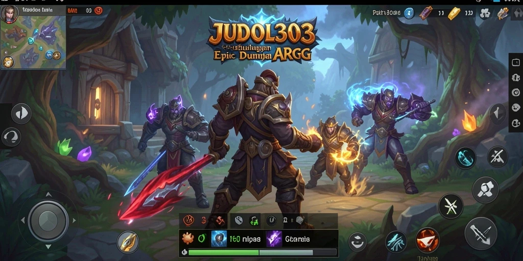 Screenshot dari gameplay <strong>JUDOL303</strong> yang menunjukkan aksi pertarungan seru.