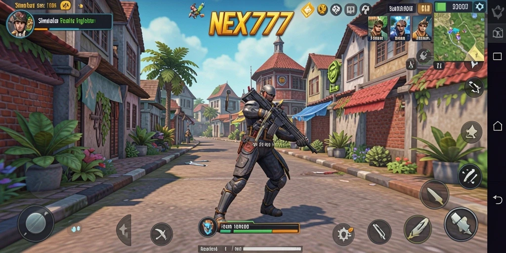 Gameplay NEX777 menampilkan dunia simulasi yang interaktif dan menarik.
