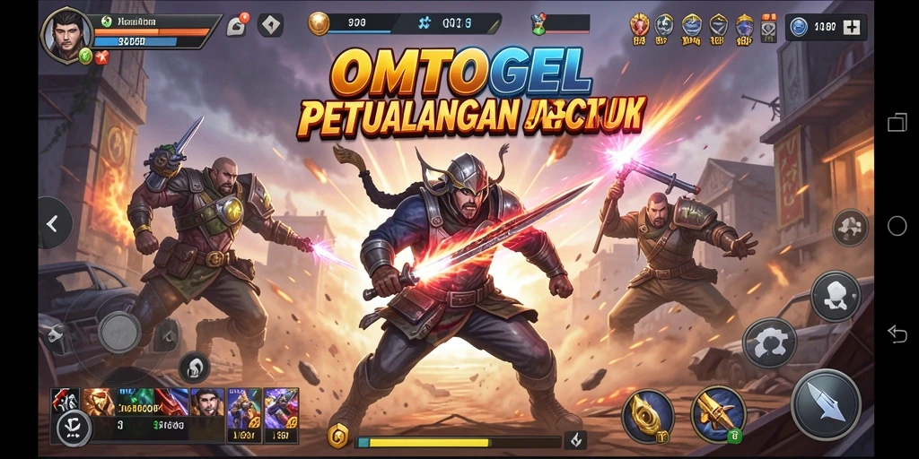 Gameplay seru OMTOGEL yang penuh aksi dan tantangan.