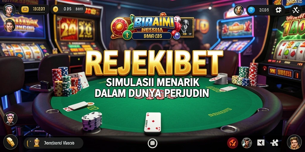Screenshot gameplay REJEKIBET dengan berbagai permainan menarik.