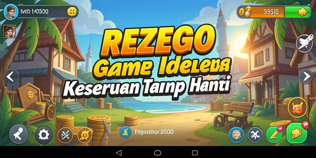Tampilan gameplay <strong>REZEGO</strong> yang mengasyikkan dalam mode Idle.