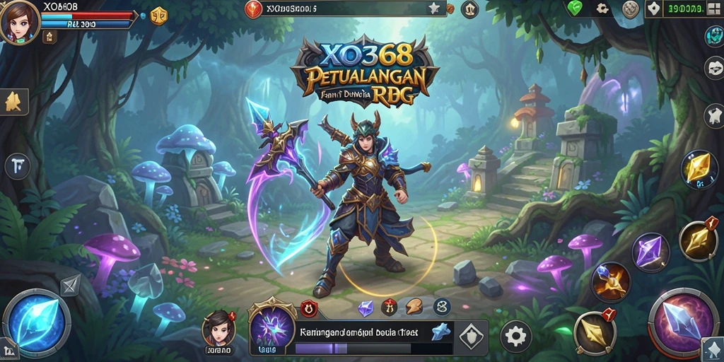 Tangkapan layar XO368 menunjukkan aksi seru dalam pertarungan RPG.